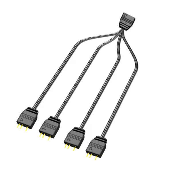 4 Way 5V Rgb 3pin ARGB Splitter Cable.