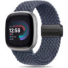 Fitbit Sense,Versa 3 4 Sports Smart Watch Strap Nylon Braided Loop Magnetic Buckle